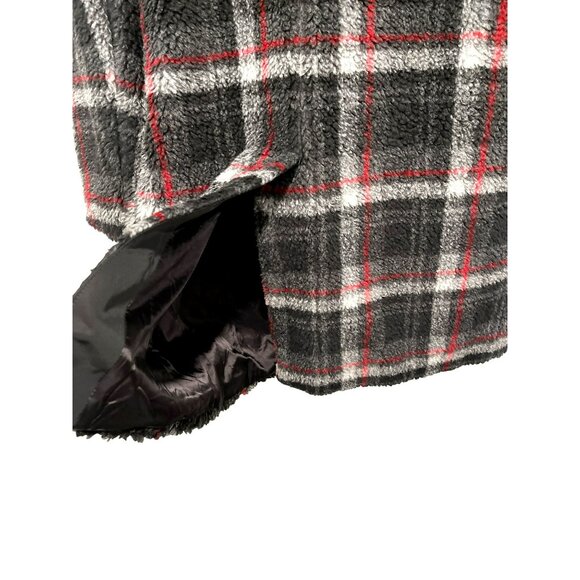 New Mens Hugo Boss Teddy Plaid Coat Wool-Blend Size Large - Picture 9 of 12